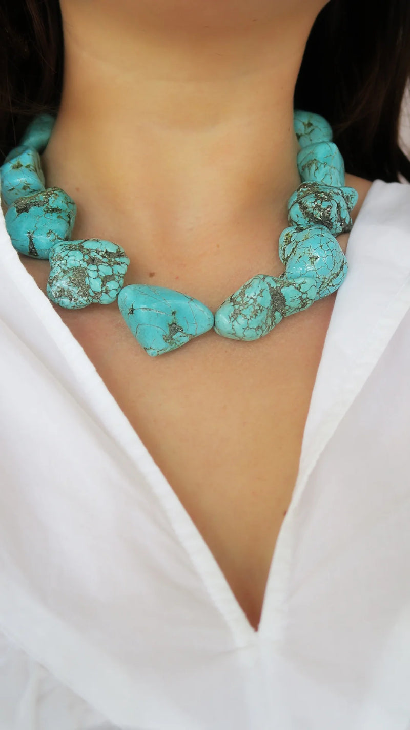 Turquoise Stone Necklace