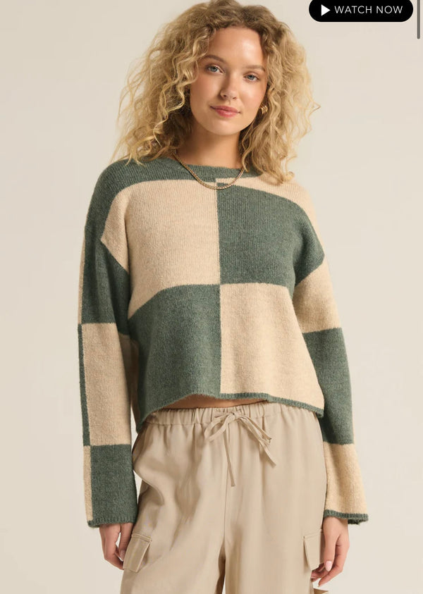 Rosie Blocked Sweater