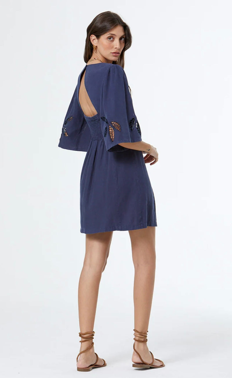 Fiora Dress - Indigo