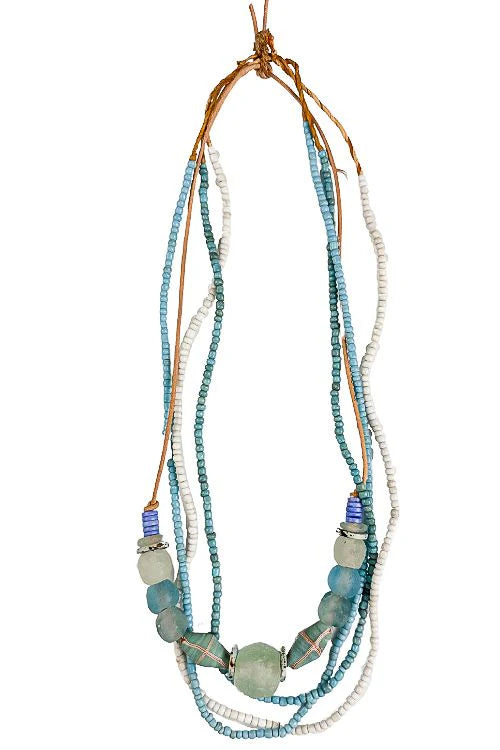 Layer Necklace Set - Carolina Blue