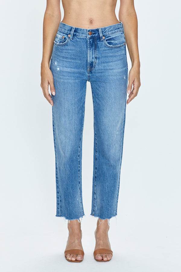 Charlie High Rise Straight Jean