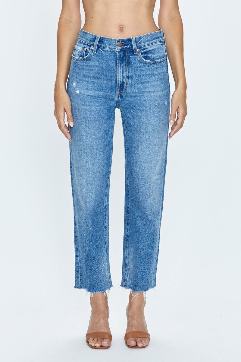 Charlie High Rise Straight Jean