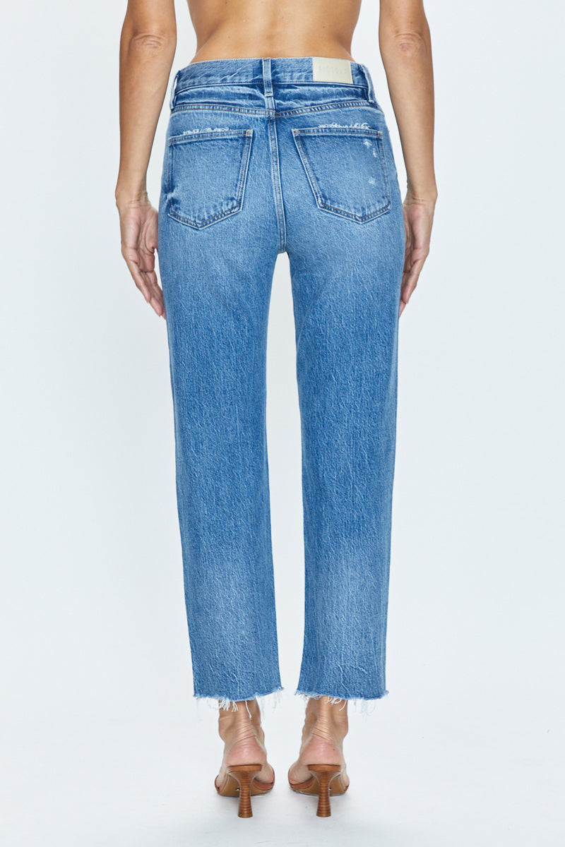 Charlie High Rise Straight Jean