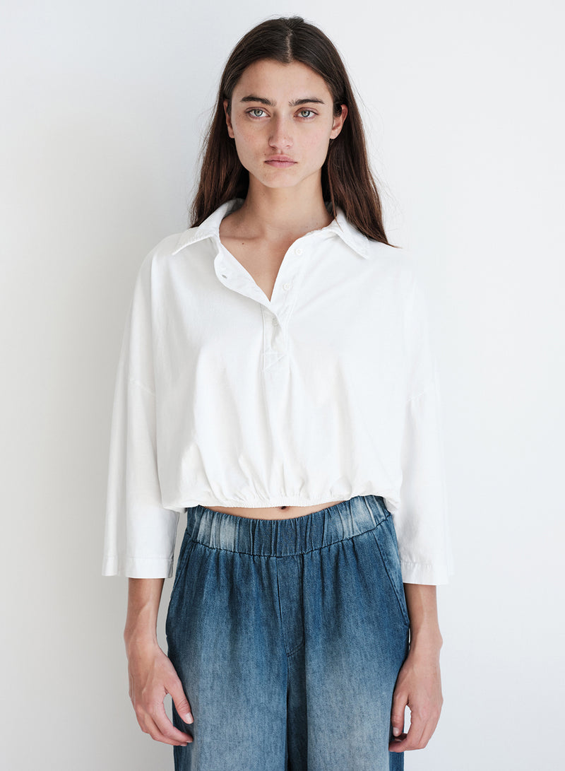 Cloud Jersey Cropped Polo