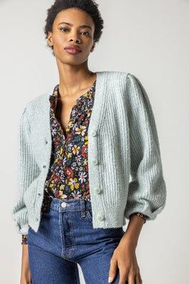 Puff Sleeve Cardigan