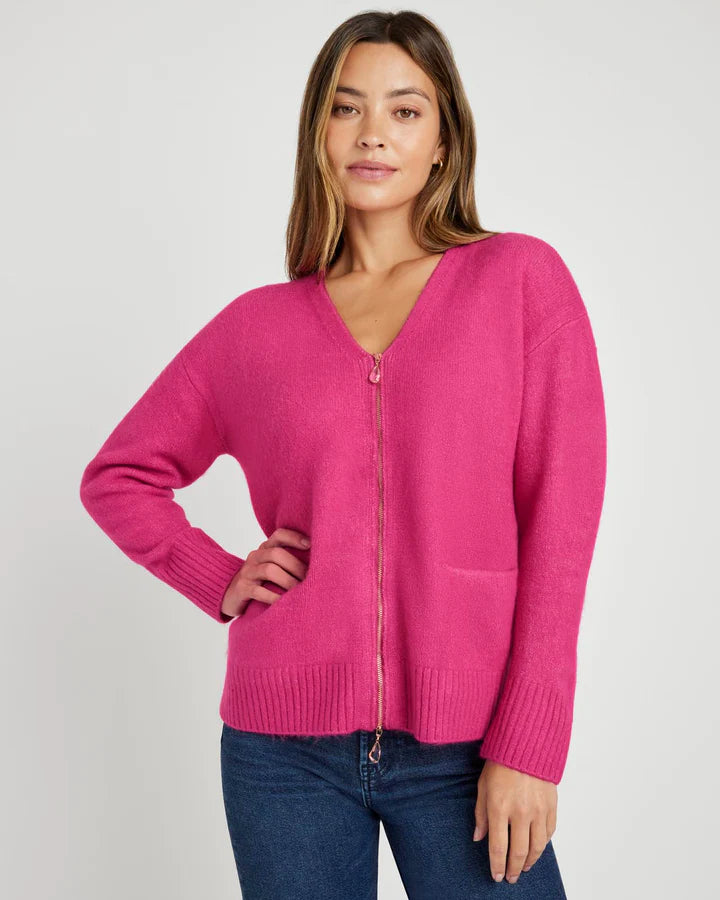 Zeena Zip Up Cardigan