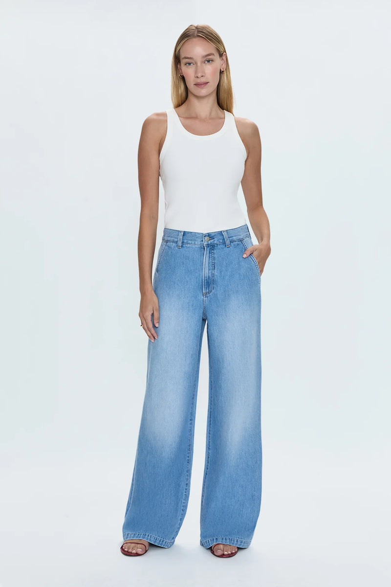 Dalia high rise wide leg trouser