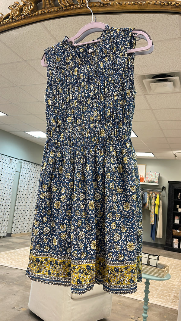 Marla Dress - Blue Floral
