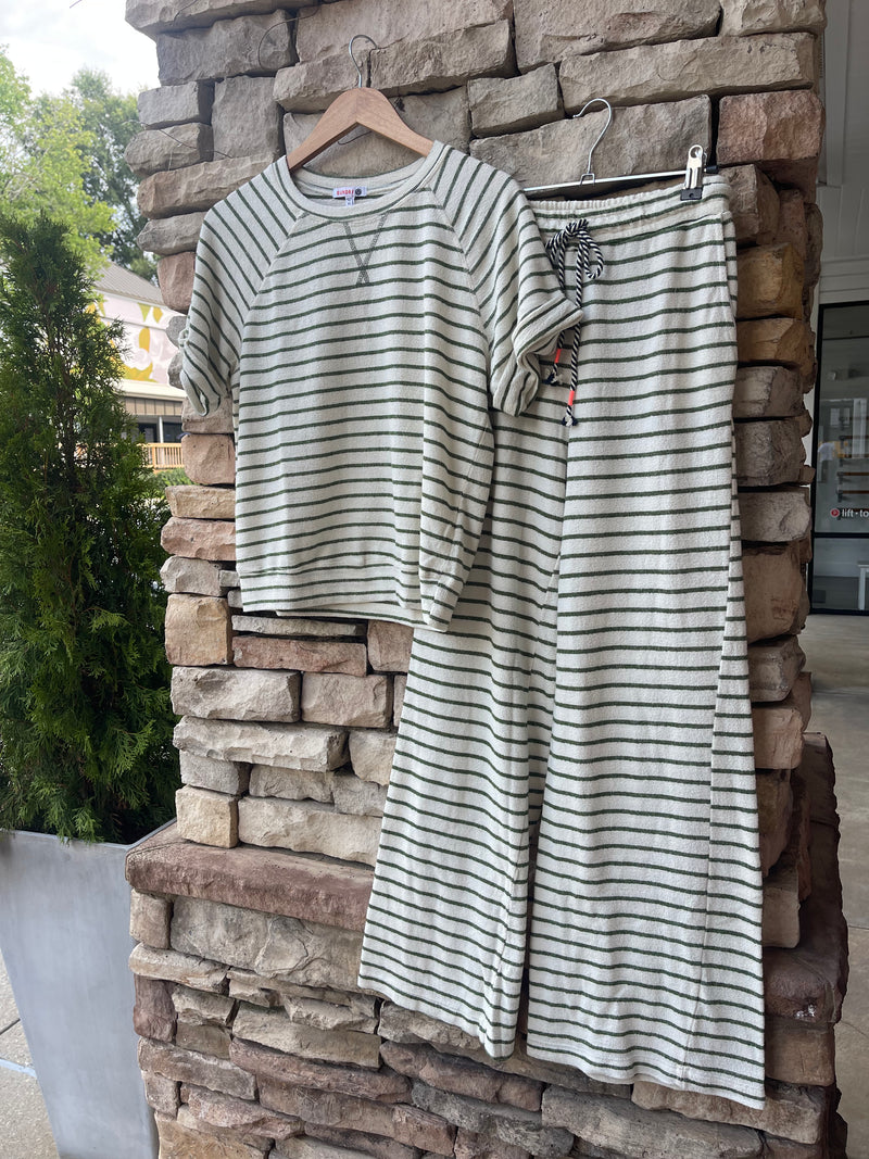 Stripe Raglan Top
