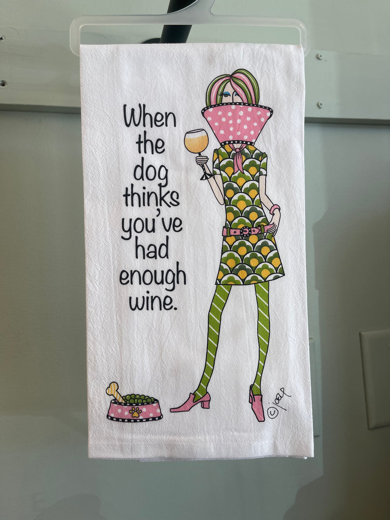 Enough Wine Towel