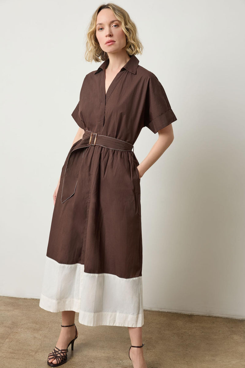 Collared Maxi Shirt Dress