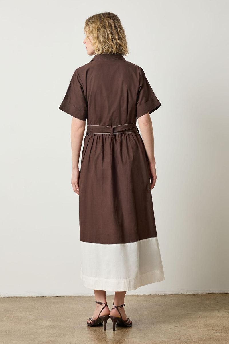 Collared Maxi Shirt Dress