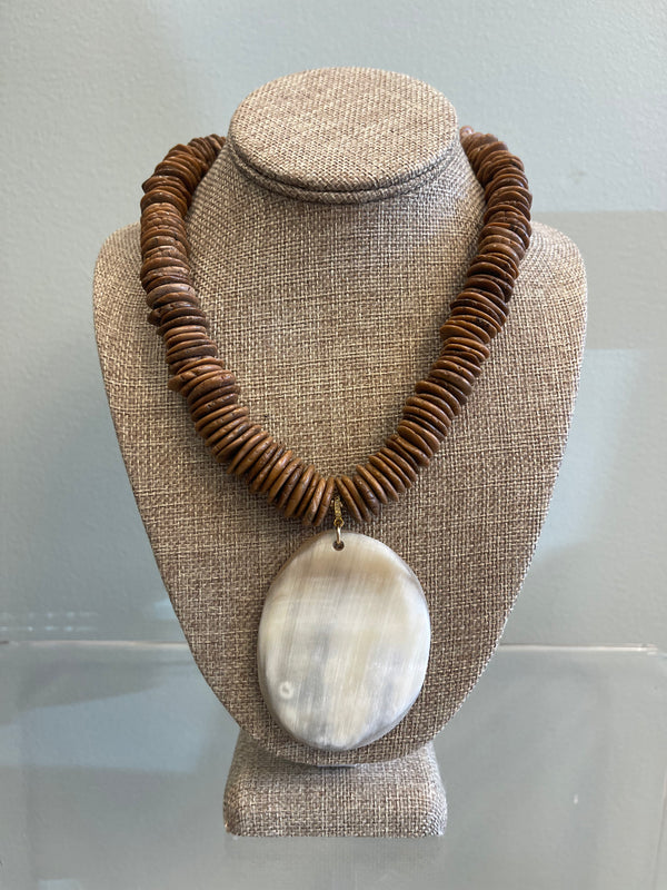 Bead & Bone Necklace