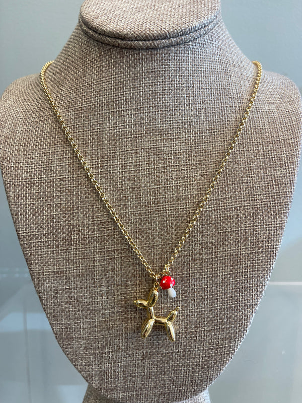 Long Chain Charm Necklace