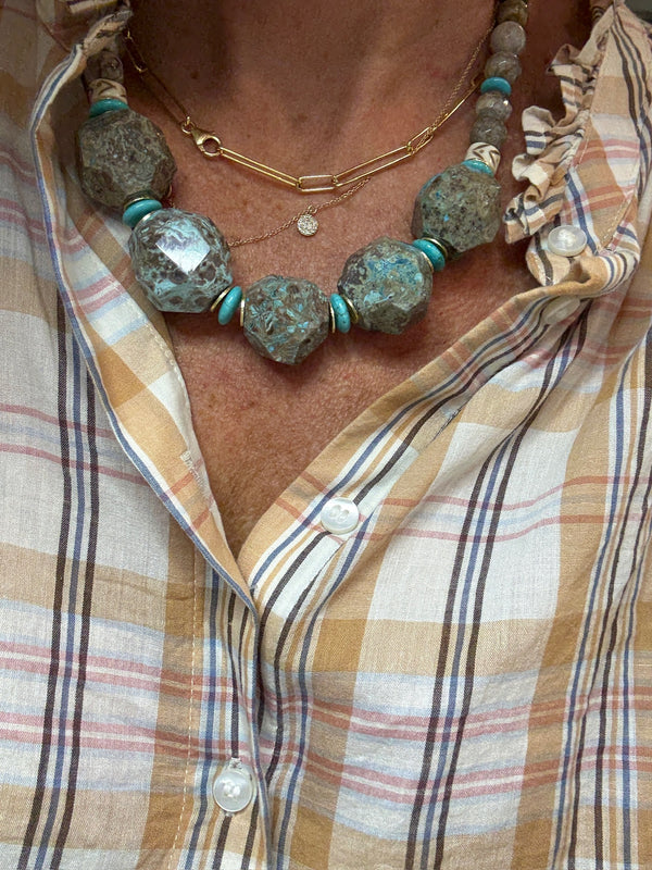 Agate & Turquoise Necklace