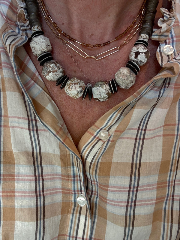 Jasper Statement Necklace