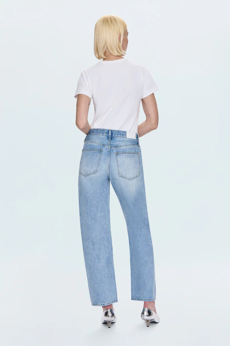 Lexi Mid Rise Bowed Jeans - Aries