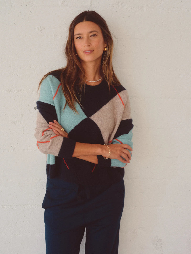 Argyle Crewneck Sweater