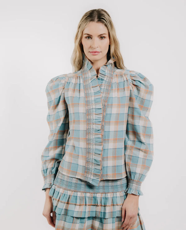Zuri Top - Plaid