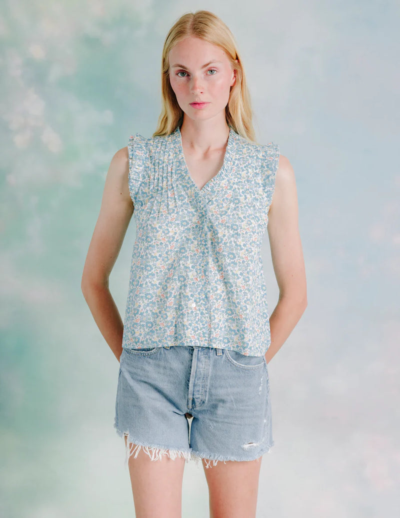 Dana Top - Stone Blue