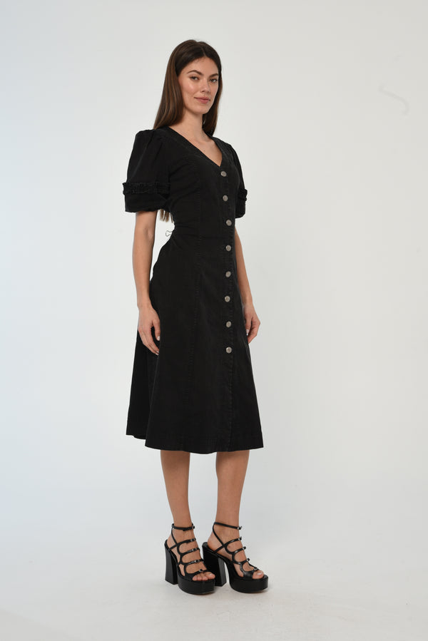 Mary Dress - Midnight Denim