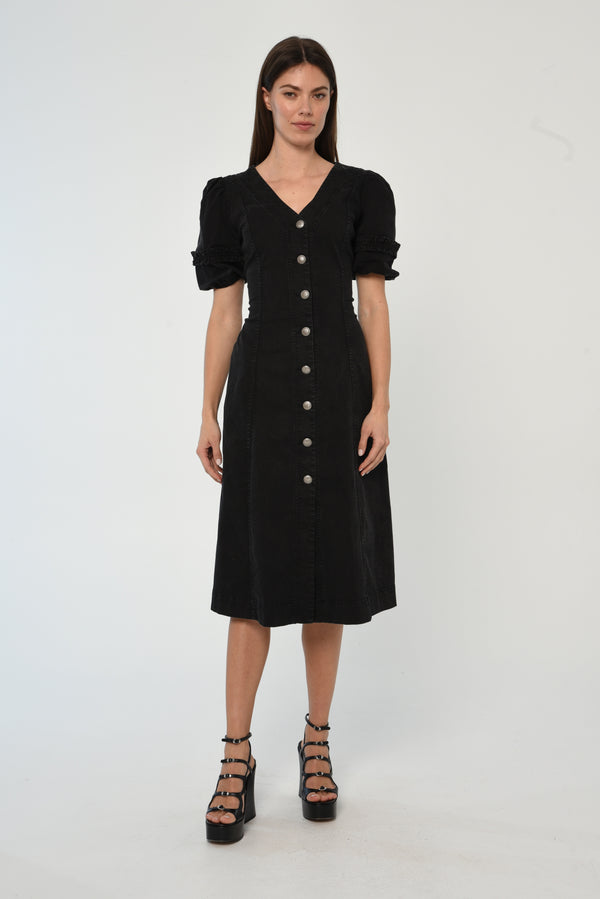 Mary Dress - Midnight Denim