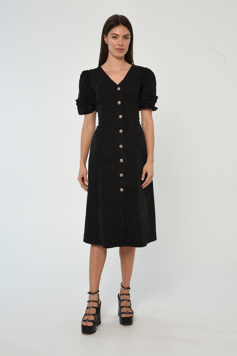 Mary Dress - Midnight Denim