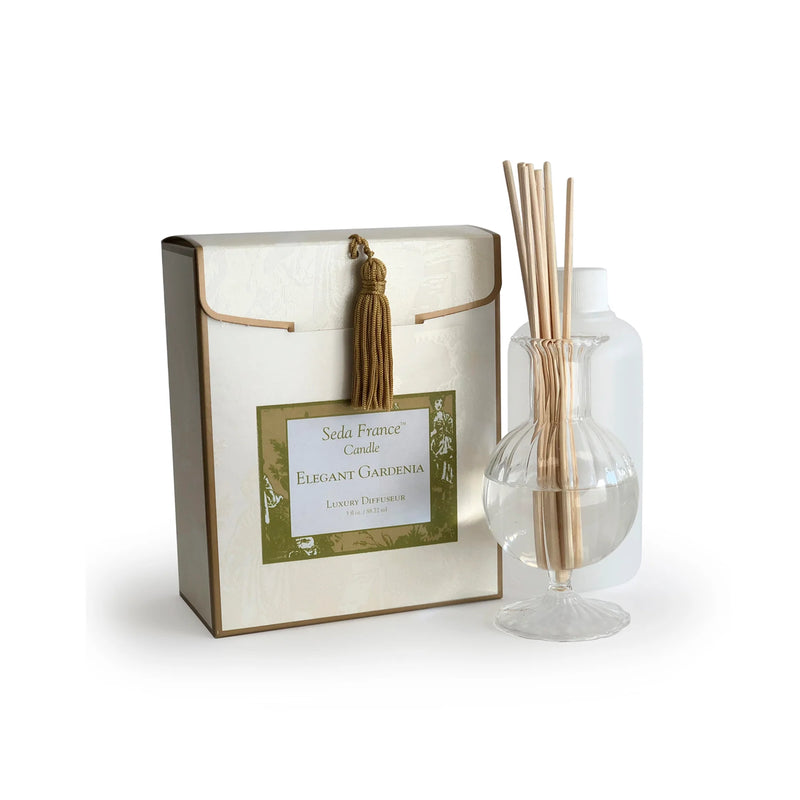 Elegant Gardenia Diffuser Set