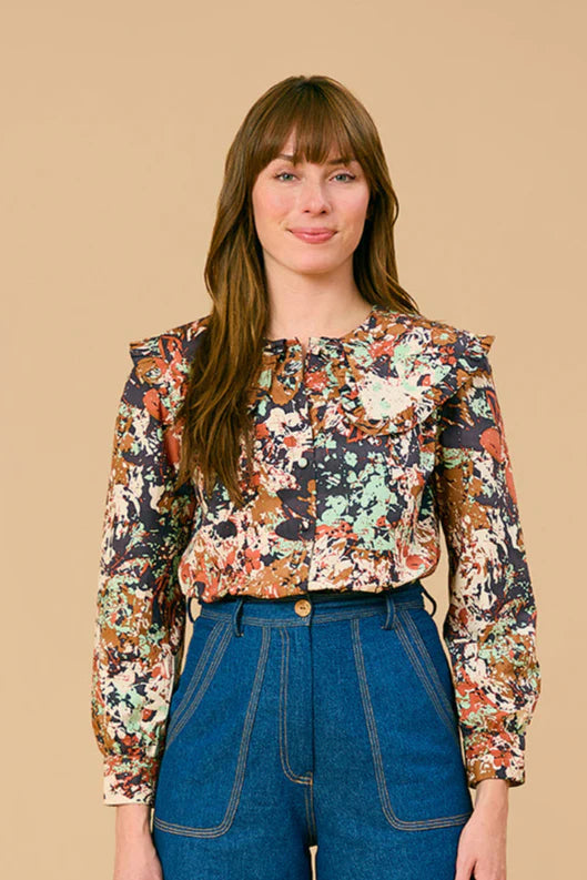 Liz Shirt - Black Bramble