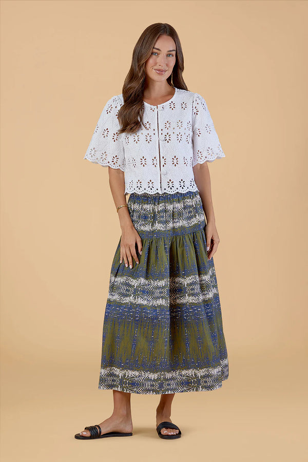 Quinn Skirt - Wild Palms