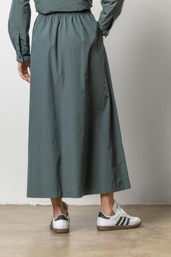 Nylon Maxi Skirt