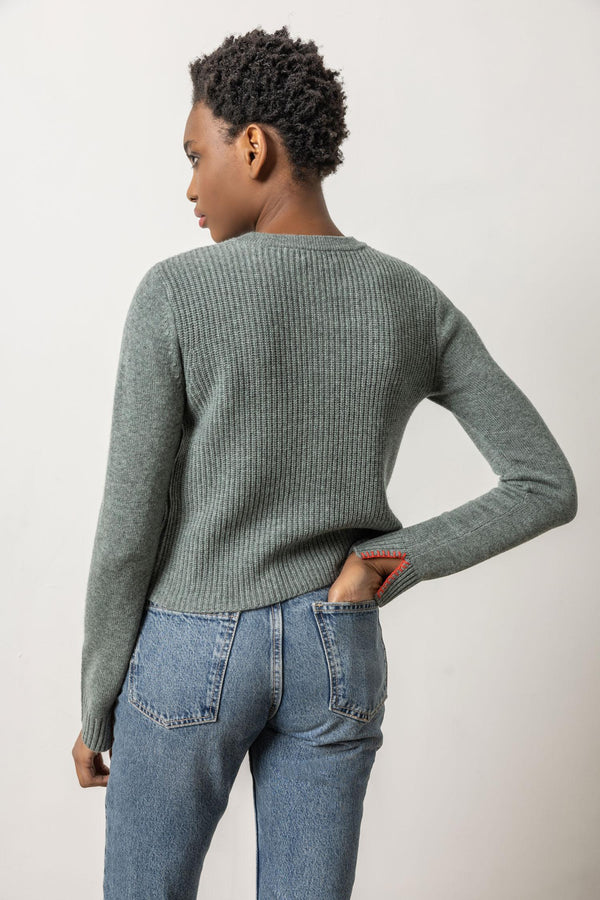 Ribbed Cardigan Sweater