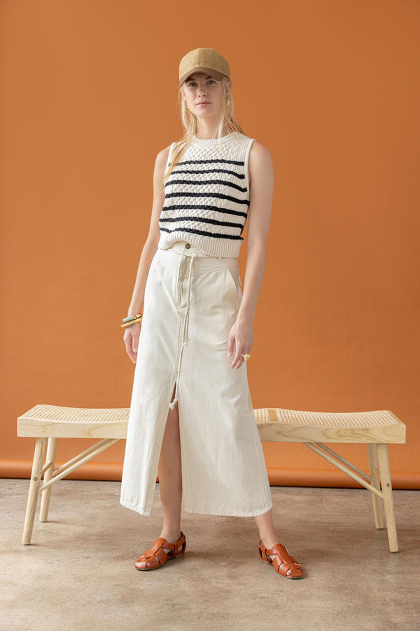 Oyster Maxi Skirt