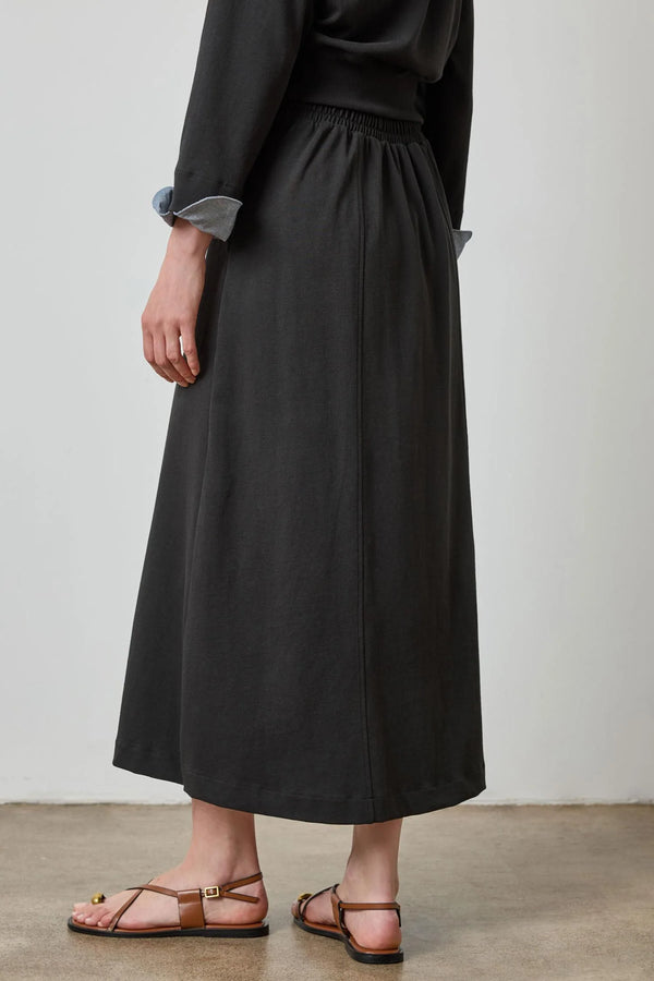 Drawcord Paneled Skirt
