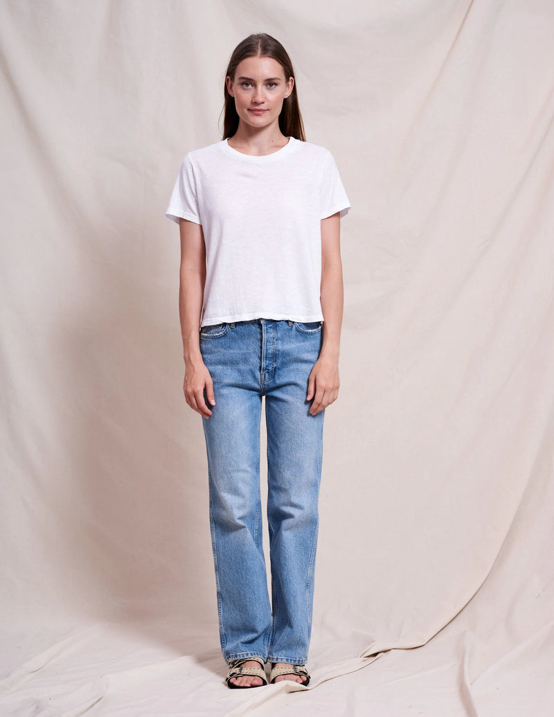 Crew Neck Tee - White