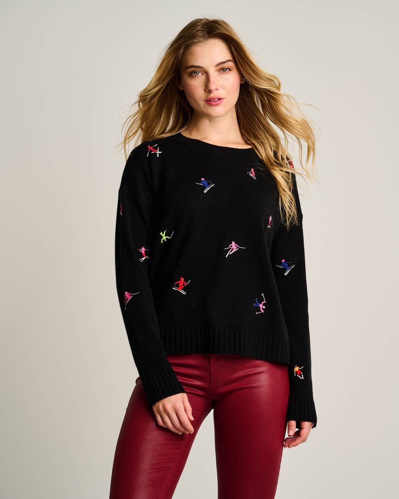 Hit The Slopes Sweater - Black