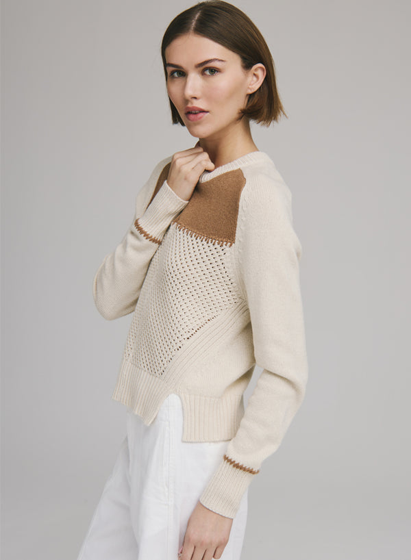 Cashmere Boxy Crew