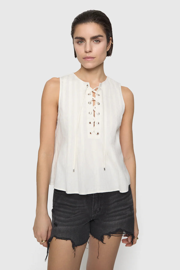 Becca Pleated Top