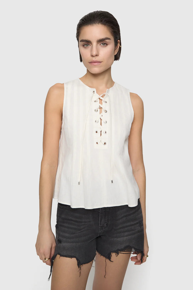 Becca Pleated Top