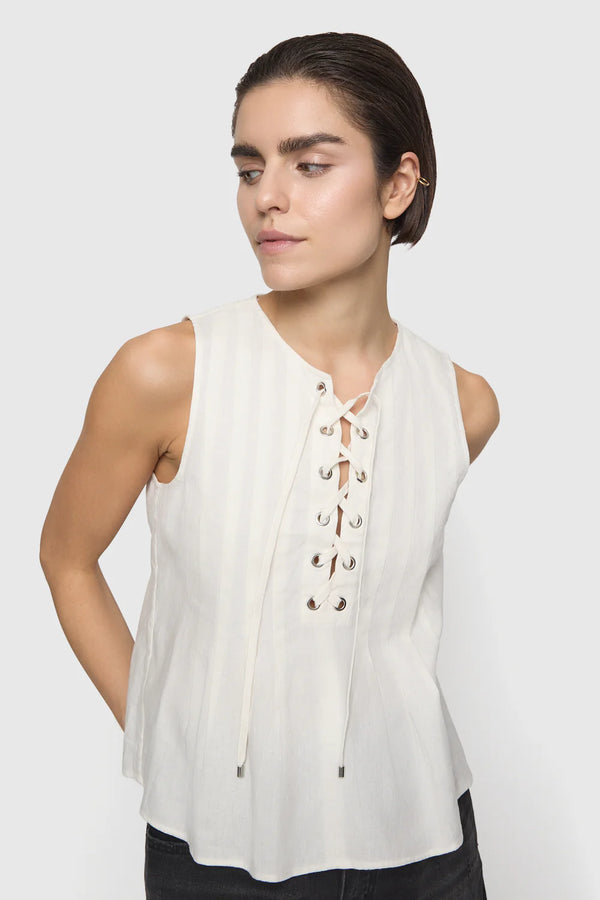 Becca Pleated Top