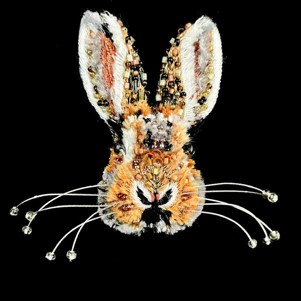 Large Rabbit Brooch Pin