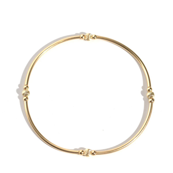 Textured Beaded Bangle