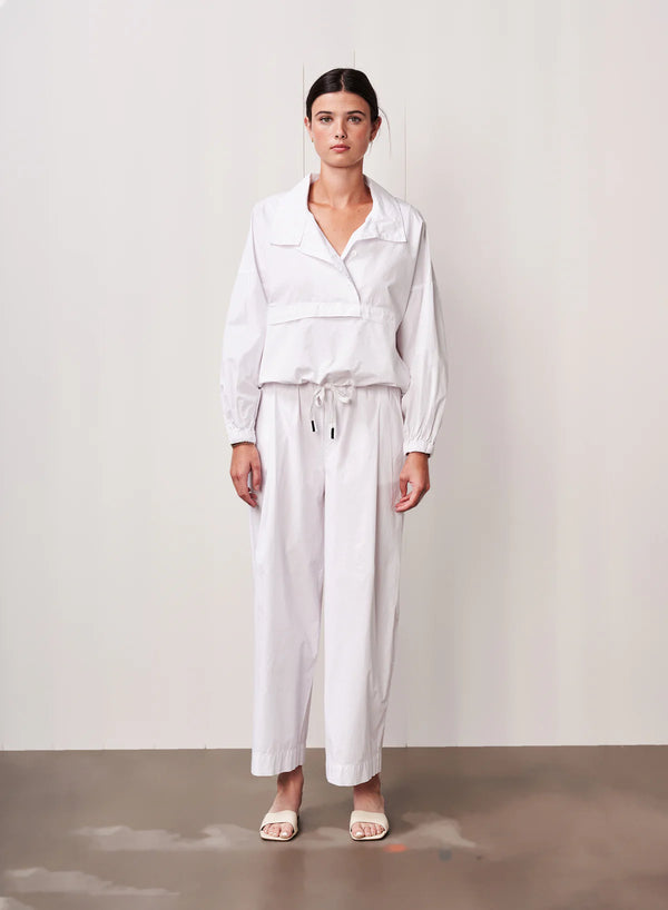 Poplin Anorack - White