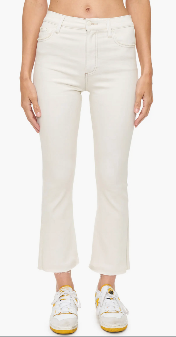 Lennon High Rise Crop Boot - Sand Stone
