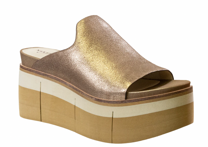 Flow Platform Sandal - Gold