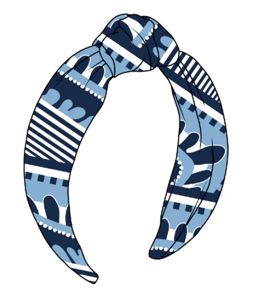 Gameday Headband - Blue + Navy