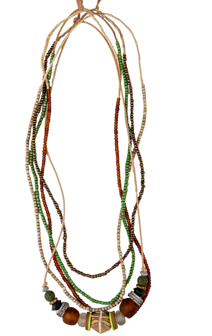 Layer Necklace Set - Bamboo