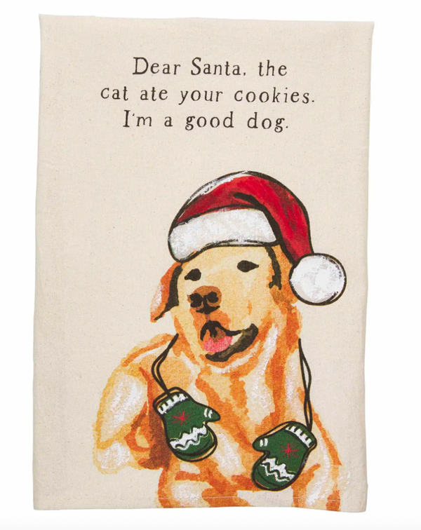 Dear Santa Dog Towel