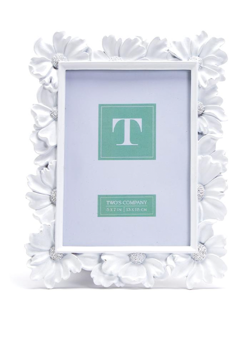 White Daisy Frame