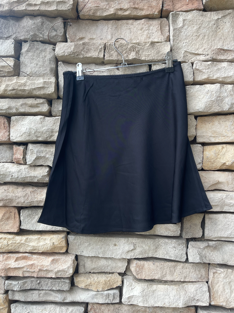 Ennis Satin Flared Skirt